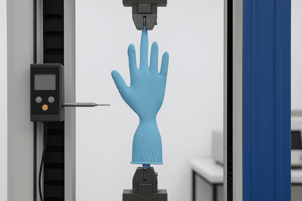 Glove Tensile Strength Testing
