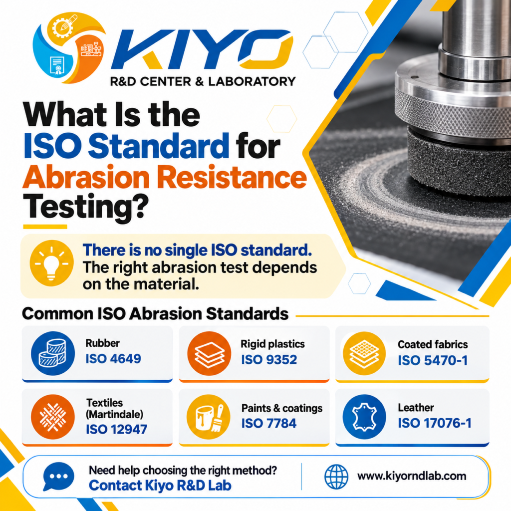 What Is the ISO Standard for Abrasion Resistance Testing?
